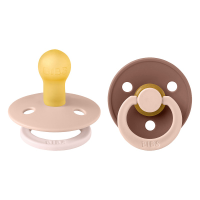Набор пустышек латексных Studio Colour Fusion 2 штуки Blush/Woodchuck от 0 мес Bibs 11028102 1
